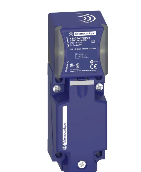 

XS8C4A1MPP20 Индуктивный датчик XS8 40x40x117 - PBT - Sn20 mm - 24 .. 240VAC/DC-клеммы