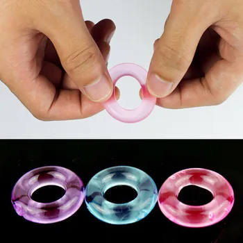 6pcs Men's Cock Ring Sets Sex Toys For Men Penile Ring Silicone Jelly Cockring Penis Lasting Ring Sex Delayed Cock Sex Products 5