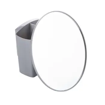 

Multi-purpose Hanging Mirror Cosmetic Bathroom Mirror with Storage Box No Punching Wall Hanging Mirror for Home