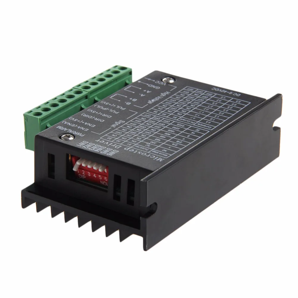 TB6600 одноосный 4А Драйвер шагового двигателя контроллер 9~ 40 В DC микро-шаг CNC