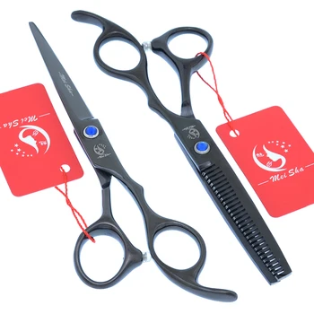 

Meisha 6 inch Professional Hair Cutting Scissors Set Thinning Scissor Japan Steel Barber Hairdressing Shears Salon Kit A0177A