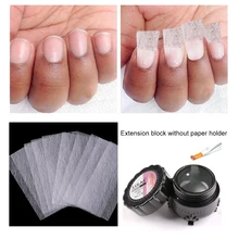 10 Buah Sutra Fiberglass untuk Perpanjangan Kuku Bentuk Bukan Tenunan Sutra Uv Gel Bangunan Serat Perancis Akrilik DIY Manikur aksesori(China)