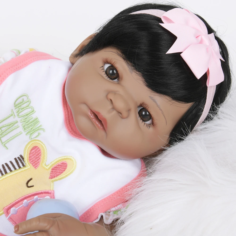 55 см имитация принцессы Bebe Reborn baby girl куклы мягкий полный силиконовый корпус водонепроницаемый Reborn дети Playmate ребенок подарок на день рождения