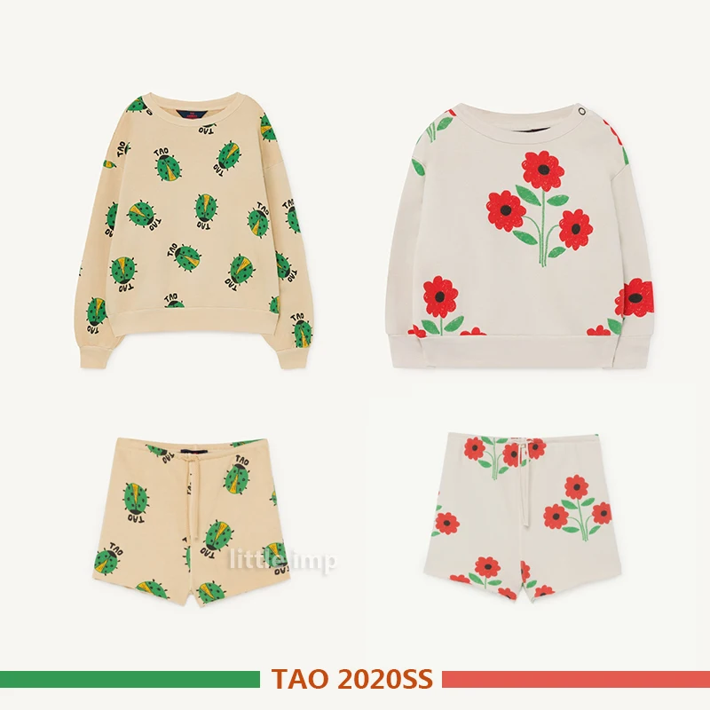 Детская одежда TAO 2020 Весенние Новые толстовки с длинными рукавами и изображением