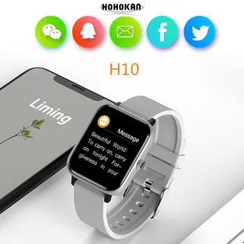 

HOHOKAN H10 Smart Watch Women 1.54 Inch bluetooth Call Wristband Heart Rate Monitor Weather Forecast Fitness Tracker PK T500 X7