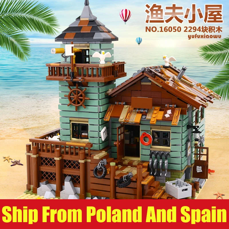 

DHL 16050 MOC Series Compatible With Legoinglys 21310 Old Finishing Store Set Building Blocks Bricks Christmas Toys Gift for Kid