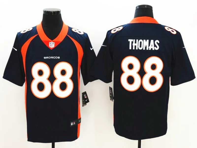 Мужской чехол Denver Von Miller Bradley Chubb John Elway Demaryius Thomas Keenum Vapor Broncos Jersey - Цвет: AS PICTURE