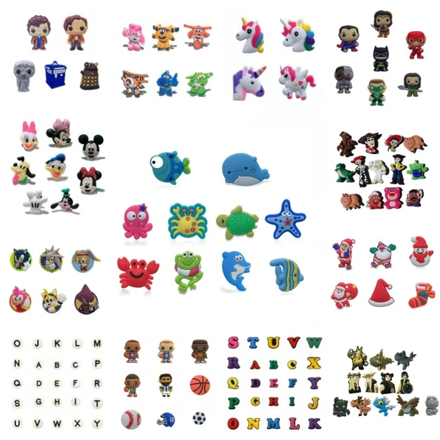 alphabet croc charms