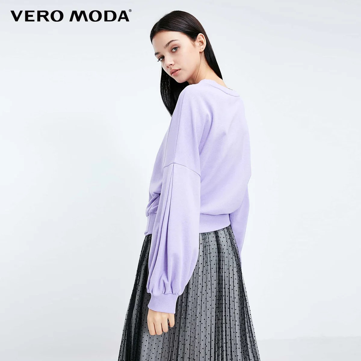 Vero Moda уличный стиль досуг флис письмо печатных круглый шеи толстовки | 318433505