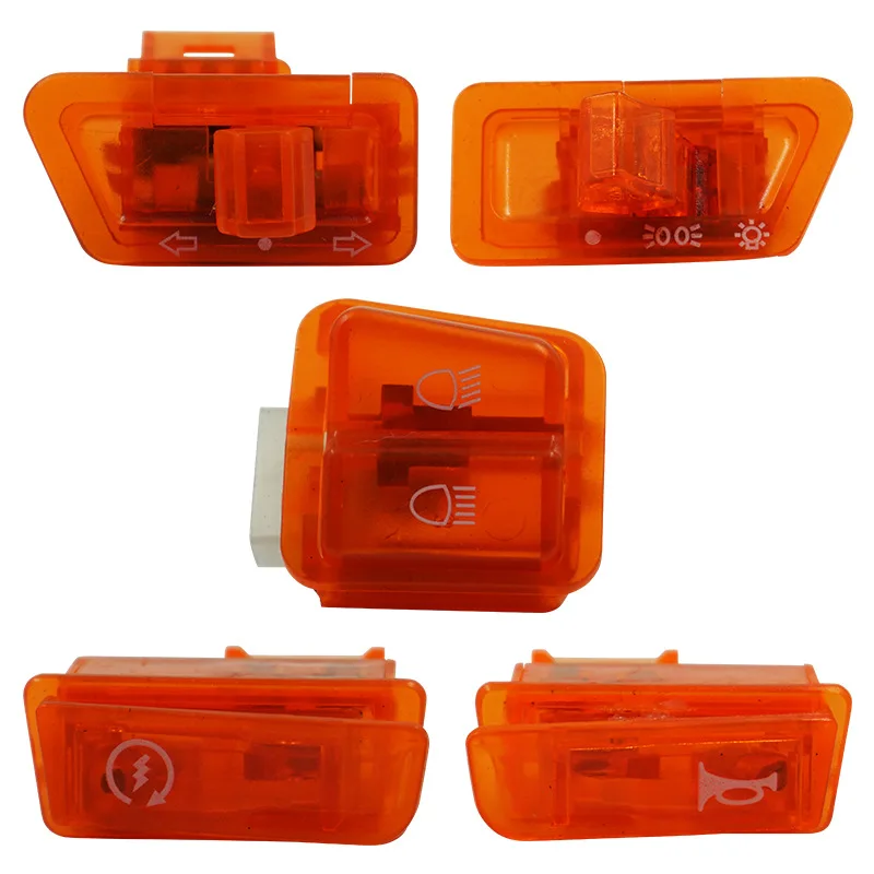 Headlight Switch 5pcs GY6 50cc 125cc 150cc Moped Scooter Turn Signal Headlight Horn Dimmer