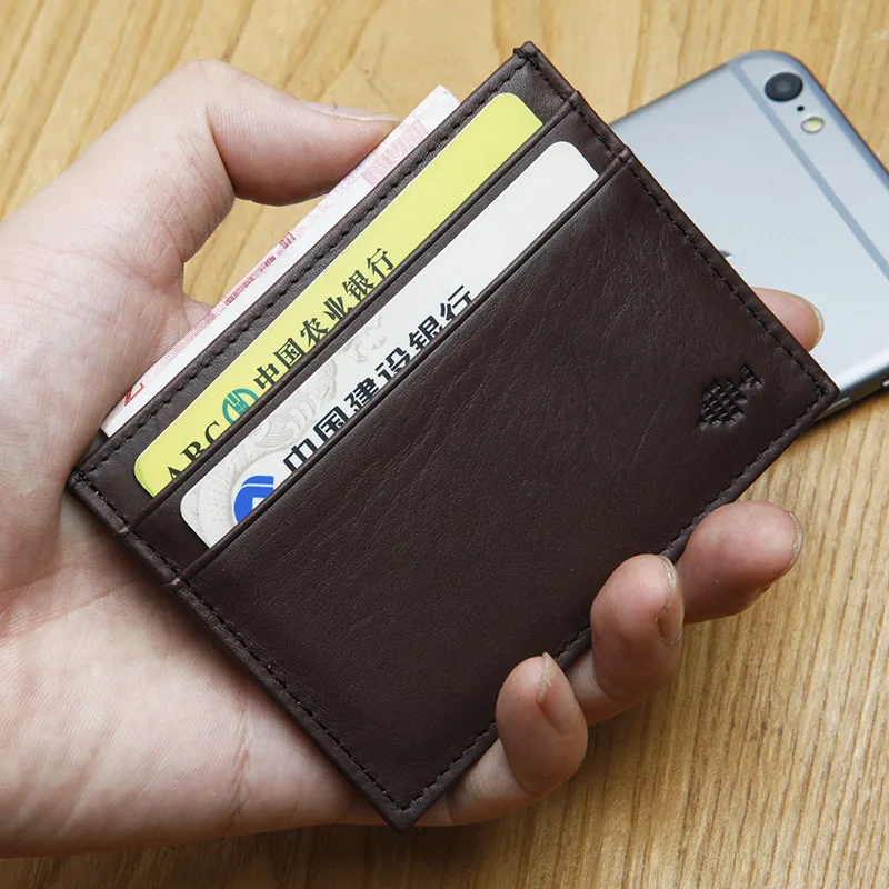 LANSPACE держатель для карт из натуральной кожи повседневные держатели известный