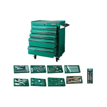 SATA 09916 для Инструм. Тележка( 680x458x860) 7 выдвиж. лотков. Набор инструм. 98пр. Тележка для инструментов