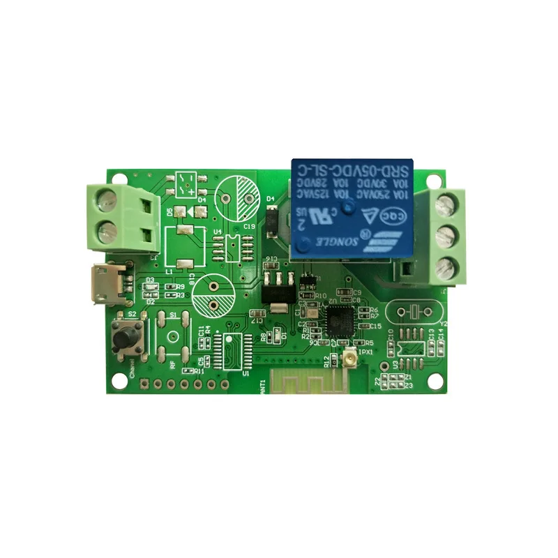 

Одноканальный самоблокирующийся Беспроводной Wi-Fi переключатель, модуль реле с дистанционным управлением через приложение для автоматизации умного дома, 5 в постоянного тока, 12 В