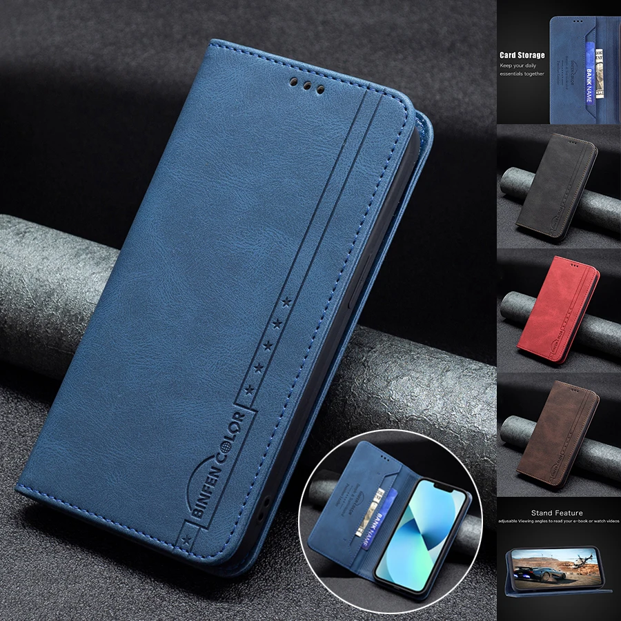 iphone 13 pro max case Wallet Leather Anti-theft Brush Case For iPhone 13 Pro Max 13 Mini 12 Pro Max 11 Pro Max SE 2020 X XS XR XS Max 8 Plus 7 Plus iphone 13 pro max case