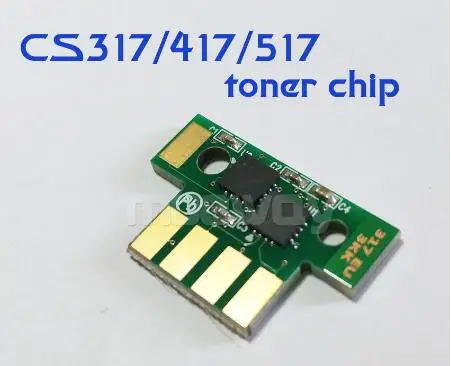 Совместимый чип тонера для Lexmark CS317 CS317dn CS417 CS417dn CS517 CS517de CX317 CX317dn CX417 CX417de CX517 CX517de