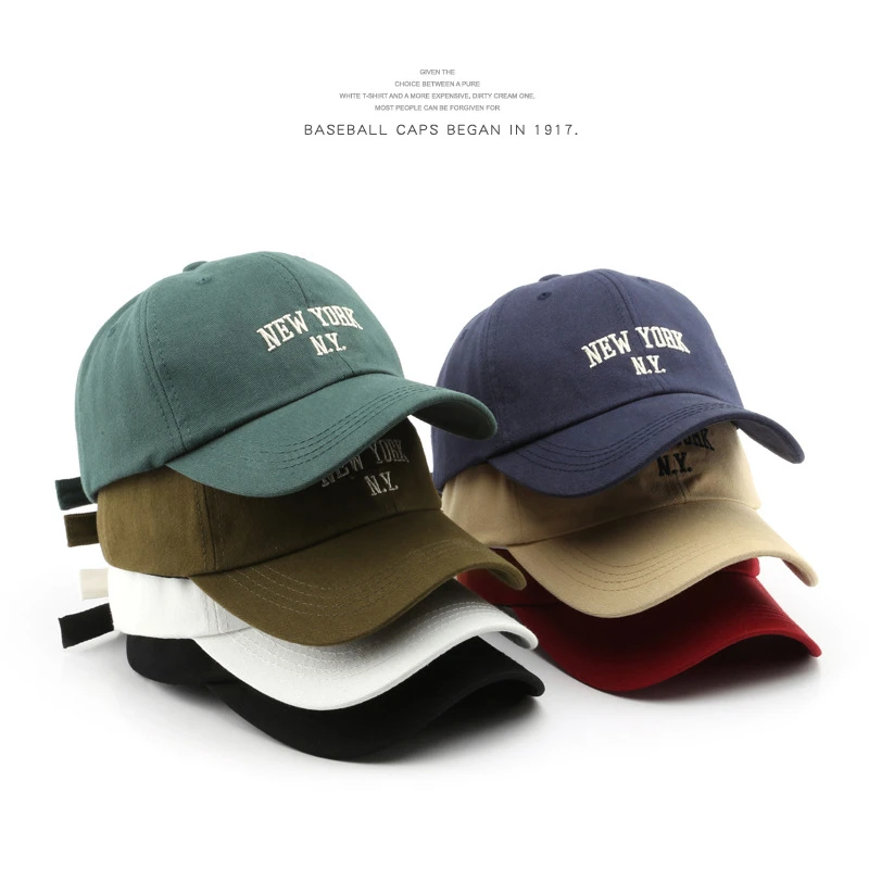 gorro de bé Gorra de béisbol de algodón bordada para hombre y mujer gorro de bé Gorra de béisbol de algodón bordada para hombre y mujer