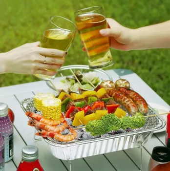 

Disposable charcoal stove oven portable barbecue stove camping stove outdoor charcoal picnic portable barbecue grill