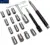Инжектор Remover 17шт Дизельный Инжектор Seat & Cleaner Carbon Remover Seat Tools Cutter Фреза Набор Универсальный Автомобильный Набор Инструментов