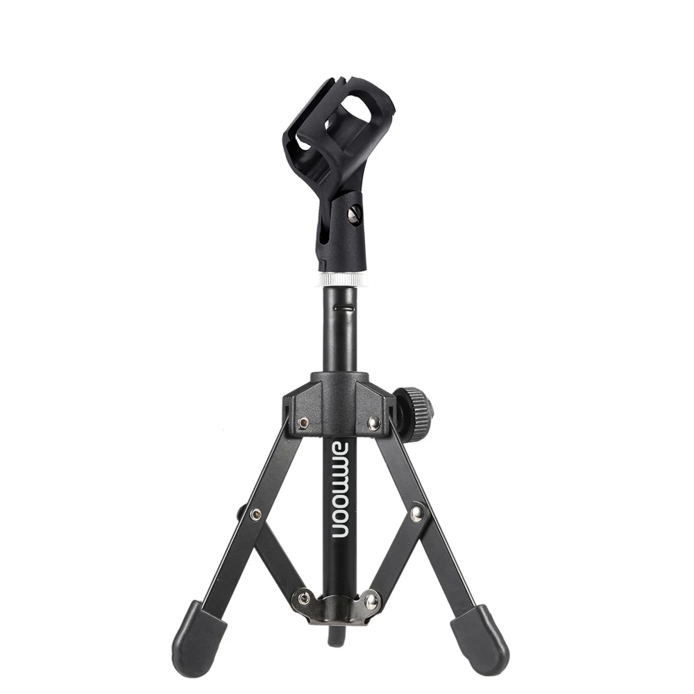 Tripod and Holder C Мини-штатив Andoer MS-12 для микрофона, микрофона, складного настольного штатива, микрофона, микрофонной стойки, высокого качества - Цвет: Tripod and Holder C