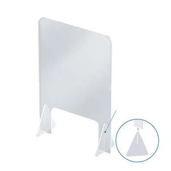

Sneeze Protective Clapboard Acrylic Transparent Board Table Desk Barrier Shield Sneeze Guard For Office Service Counter New