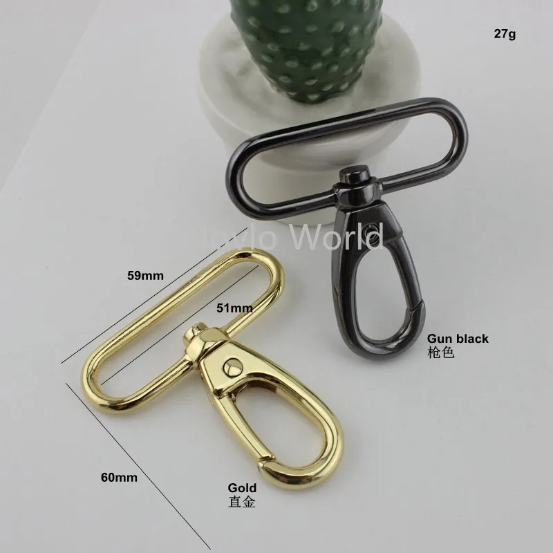 Nolvo World Wholesale 51mm Metal snap hook swivel clip Snap Hook Key Chain  Ring Hardware Accessories - AliExpress