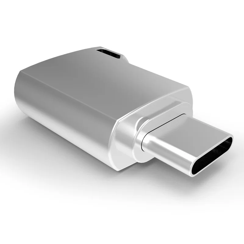 For Lightning Pin to Type C USB-C Alloy Converter Charging Type-C Connector Phone Adapter For iPhone Huawei P30 Xiaomi
