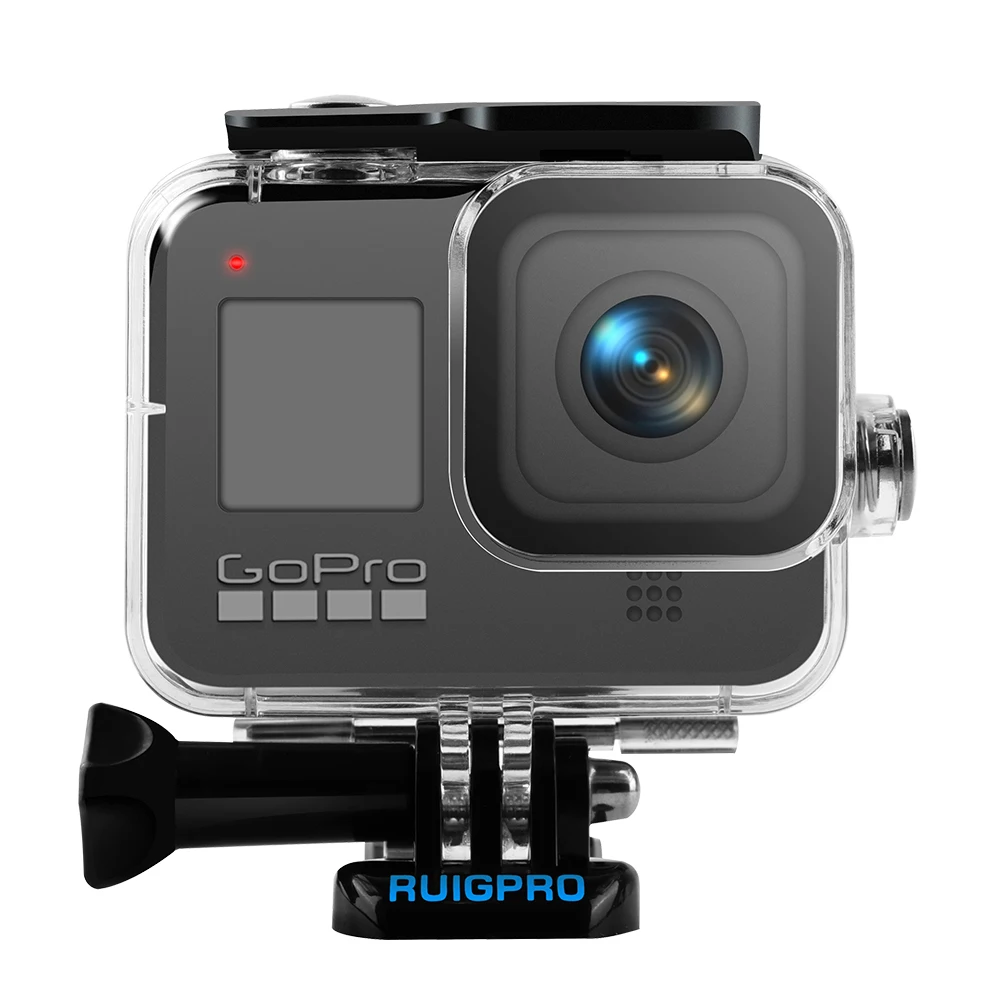 60 м подводный водонепроницаемый чехол для GoPro Hero 8 защитный Корпус черный
