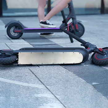 

For Xiaomi M365 Pro Electric Scooter Chassis Shield Scooter Battery Bottom Cover Protection Stainless Steel Plate Skid Parts