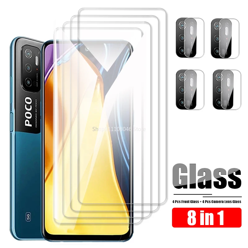Защитное стекло для Xiaomi Mi Poco X3 NFC M3 Pro, защита экрана, закаленное стекло на Xaomi Poco F3 X 3 PocoF3, пленка для объектива камеры