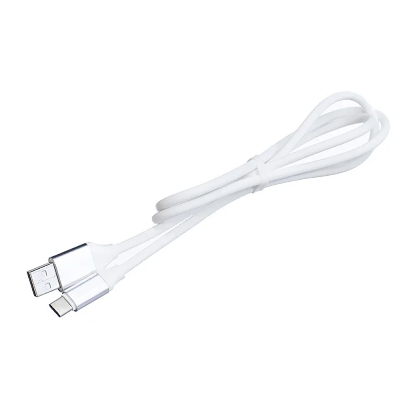 

Type-c Striped Data Cable Blue White Color High Quality Date Line Cable
