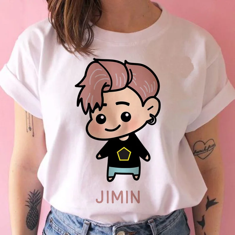 Bangtan/футболка для мальчиков, женская футболка в Корейском стиле, большой размер, kpop, женская футболка ulzzang harajuku JIN SUGA J HOPE JIMIN V JUNGKOOK, футболка - Цвет: 20978