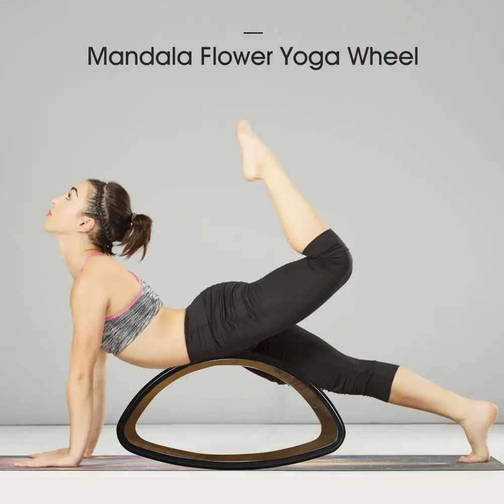 Yoga Wheel Bent Back Stretch Natural 