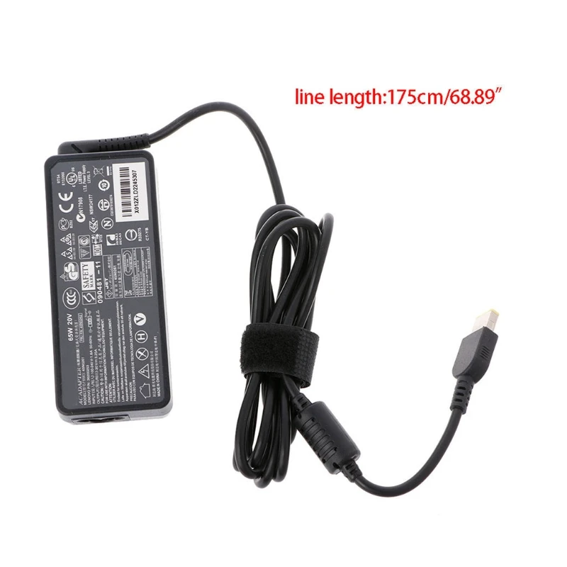 20V 3.25A 65W квадратный USB AC адаптер питания зарядное устройство для ноутбука lenovo G400 Yoga 13