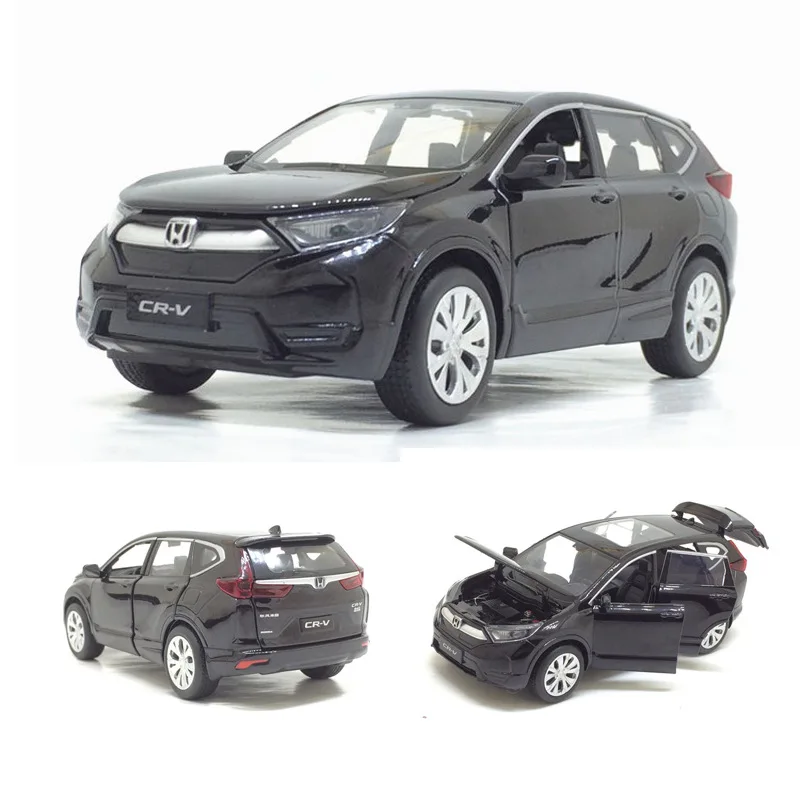Металлическая модель Honda CRV с 6 открывающимися дверями 1:32 со звуком светильник Том
