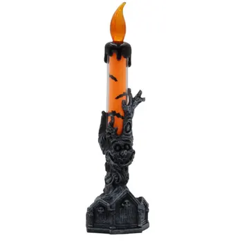 

Horrible LED Candle Skull Indoor Bar Plastic Decoration Party Atmosphere Candle Light