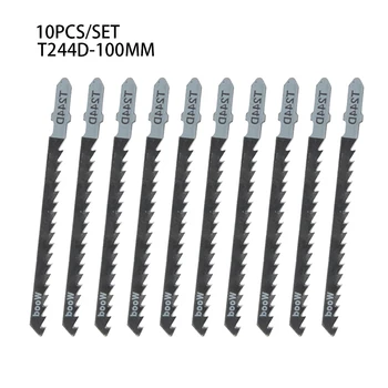 

10/15pcs T244D Jigsaw Blade Set Cutting Tool For Wood Sheet Panels Woodworking