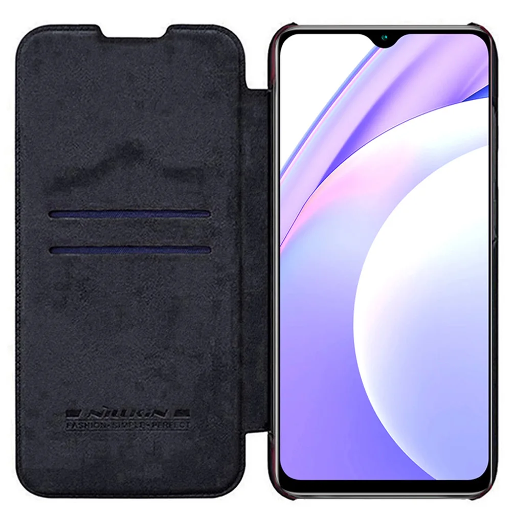 For Xiaomi Redmi 9T Case Nillkin Qin Series Leather case luxury wallet business Flip cover For Xiaomi Redmi 9 Power Case