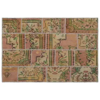 

Handmade Natural Vintage Patchwork Area Rug 120x180 Cm-3'11''X5'11''