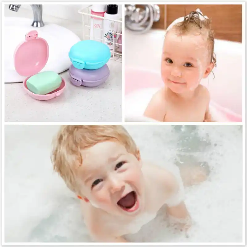 bathing baby in shower