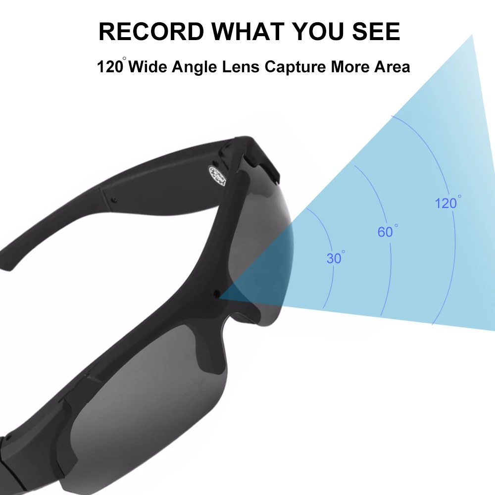 Conway мини видеокамеры очки Поляризованные спортивные солнцезащитные для и фото с