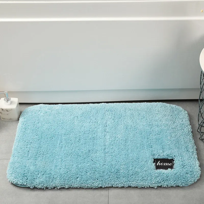 

Doorway Kitchen Bath Mat Simple Non-Slip Bathroom Rug Water Absorption Bedside Carpet High Plush Hallway Rugs Shower Room Mats