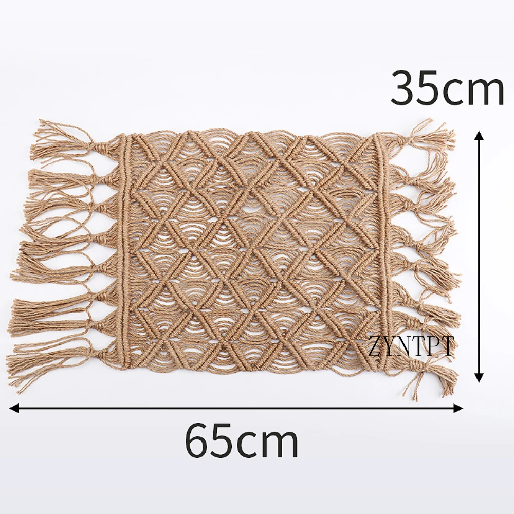 Новинка 2019 Тканое одеяло из пеньковой веревки реквизит для фотосъемки