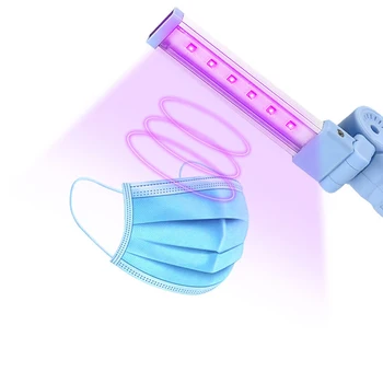 

LED Foldable UV Sanitizer Hand Wand Ultra Violet Light Kill Bacteria Sanitizing Travel Kills up Mold Bacteria Germs Rechargeable