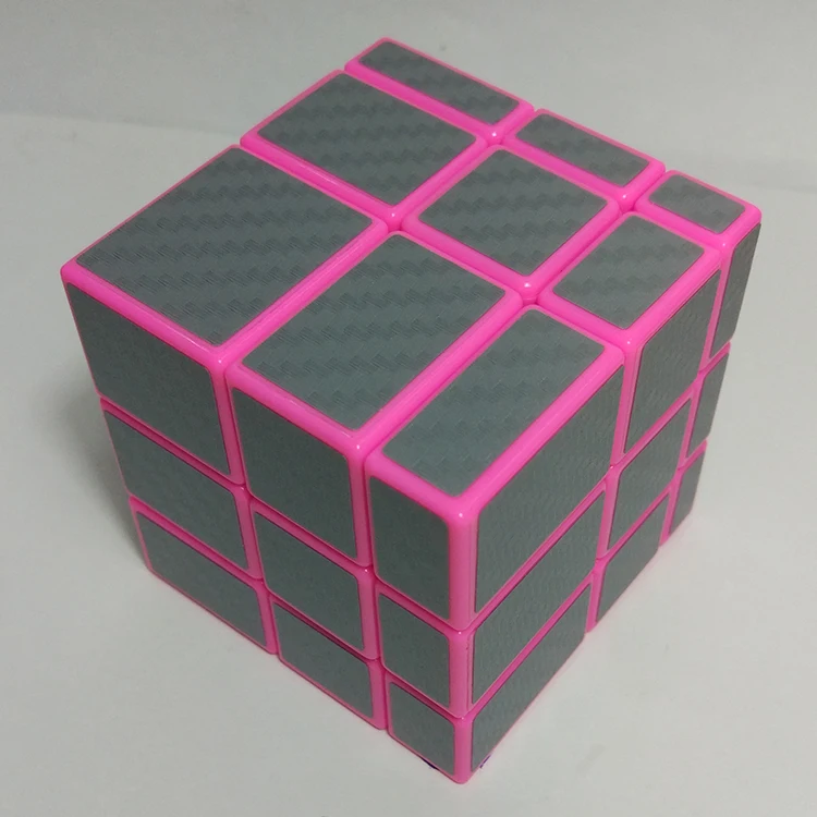 Новинка, зеркальный куб Z cube 3x3, магический с наклейкой из углеродного волокна, развивающие игрушки Cubo magico в подарок, ДЕТСКИЕ ЛАБИРИНТЫ, развивающие игрушки