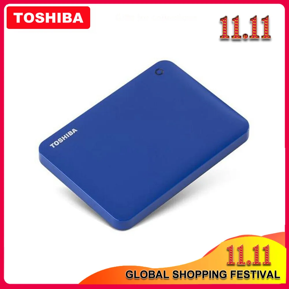 Портативный внешний жесткий диск Toshiba Canvio V9 USB 3 0 2 5 дюйма 1 ТБ 4 HDD для ноутбука