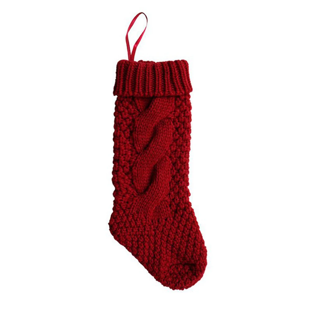 

Christmas Home Wall Door Tree Hanging Stockings Xmas Candy Bag Holder Decoration