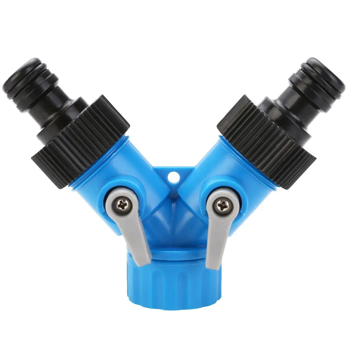 3/4 inch Two Way Tap Y Hose Pipe Garden Irrigation Splitter Tap Connector Fitting Adapter For Home Garden Irrigation Tool