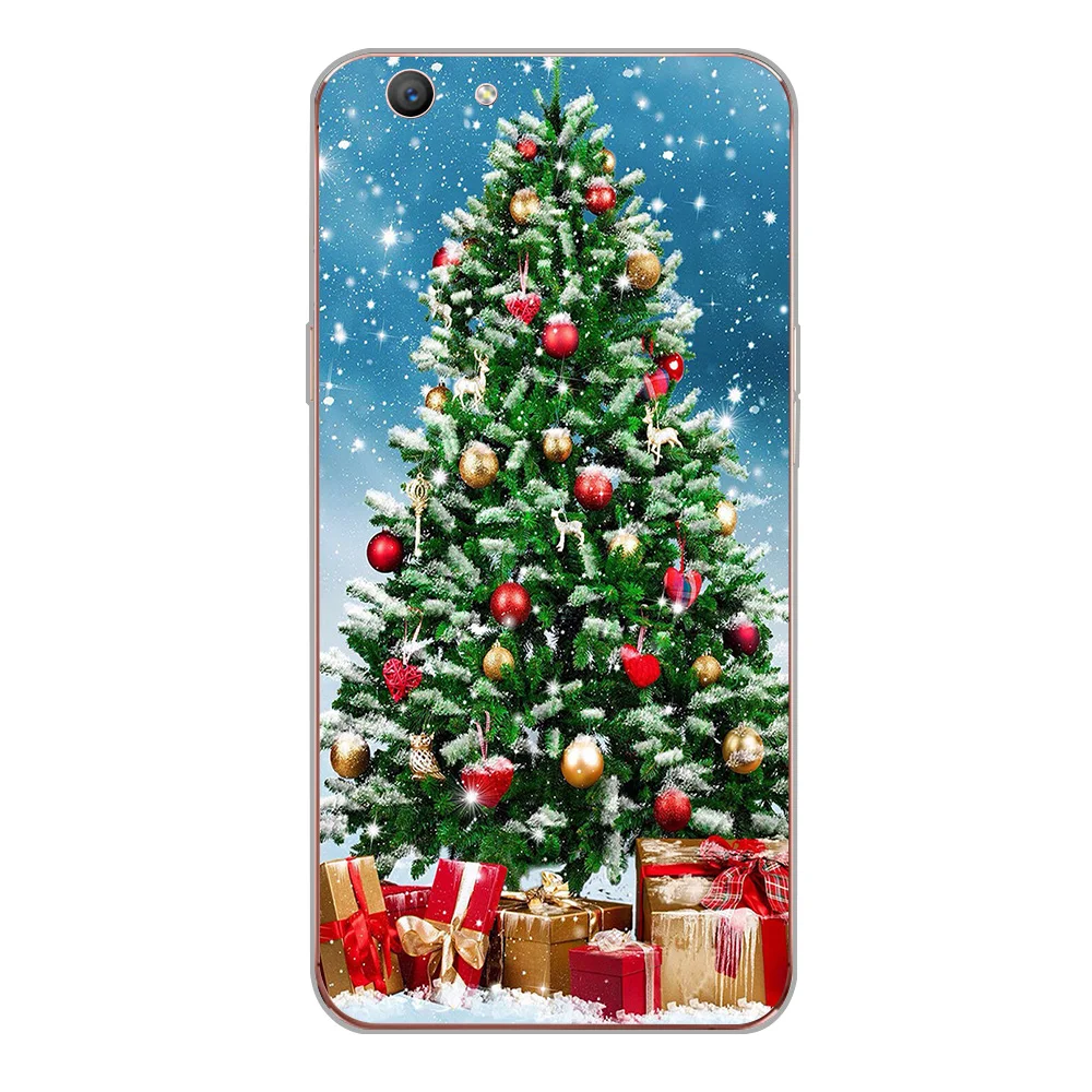 WM05656 Ciciber чехол для телефона чехол для OPPO A83 A59 A57 A39 A37 A5 A7 AX7 A3S F1S F11 F5 Молодежный мягкий силиконовый рождественская ёлка - Цвет: WM05656