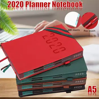 

A5 Notebook 2020 Notepad School Stationery Diary Organizer Refill Journal Agenda executive Leather Office Notebook