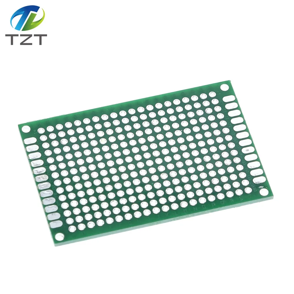 TZT 10 шт. 4x6 см 4*6 двухсторонний Прототип PCB diy универсальная печатная плата зеленый
